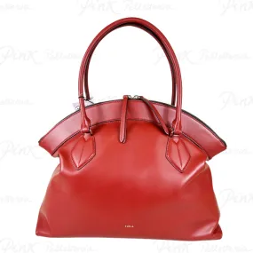 -FURLA Erica XL Tote Vitello Milano WB01429-BX3346-MAT00 Rosso Mattone