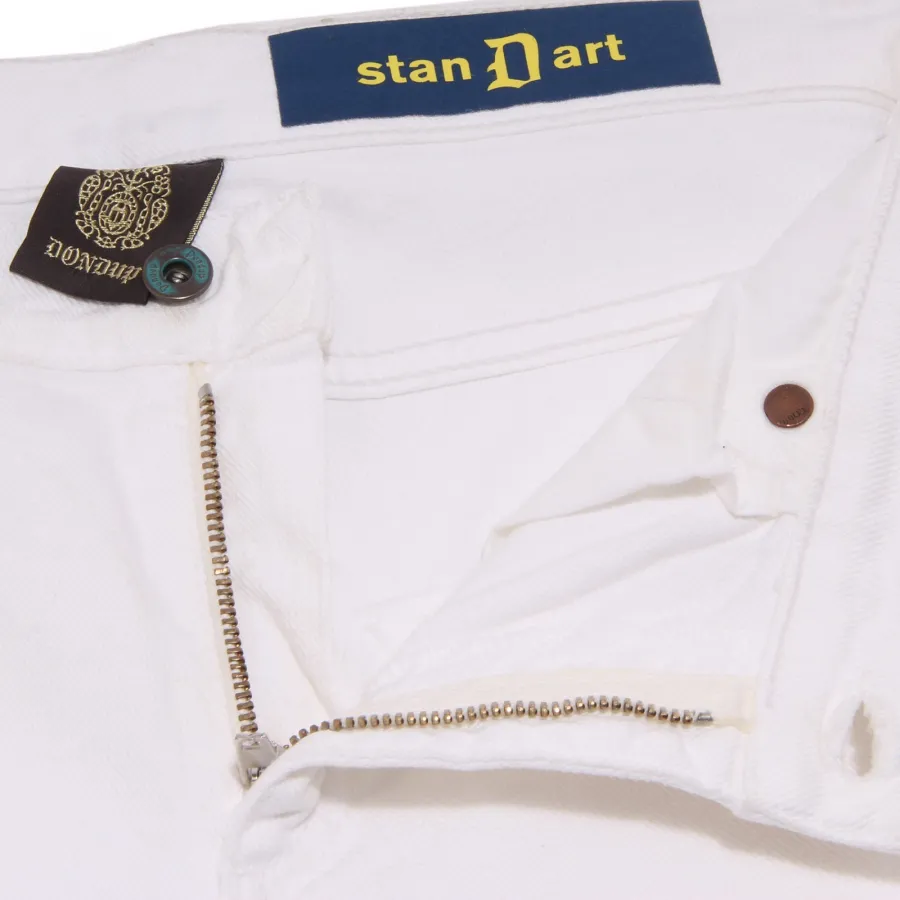 3106W bermuda bimbo DONDUP white cotton short pant boy