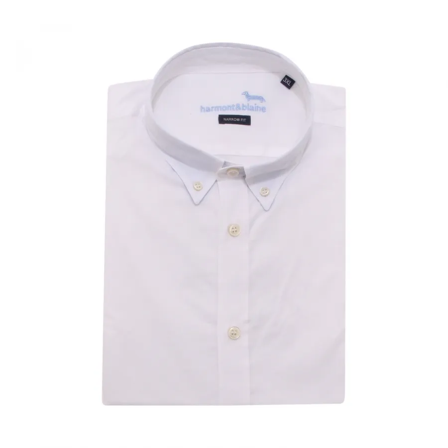 8653AP camicia uomo HARMONT & BLAINE NARROW FIT man shirt