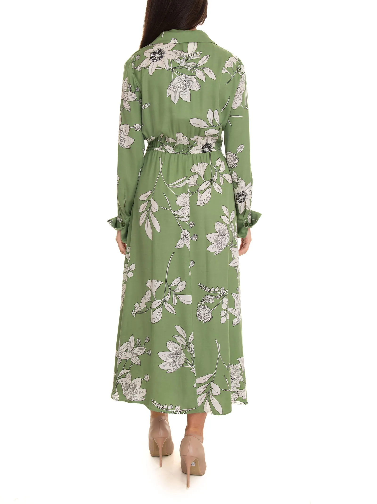 Abito Midi Alga Verde Pennyblack Donna