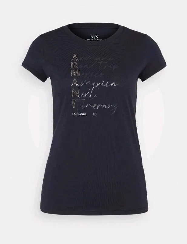 armani exchange t-shirt 3dyt05 yj3rz  