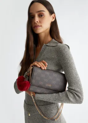 Borsa Tracolla Logo Charm Moca Liu Jo