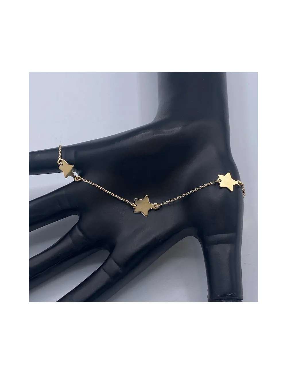 Bracciale in oro giallo con stelle