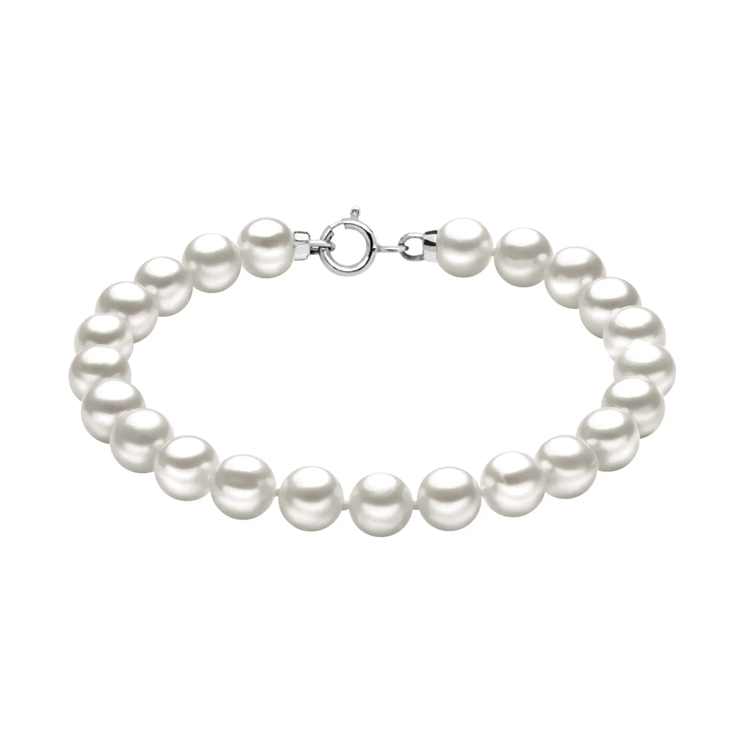 Bracciale Perle Comete Gioielli Oro Bianco BRQ 112 AM