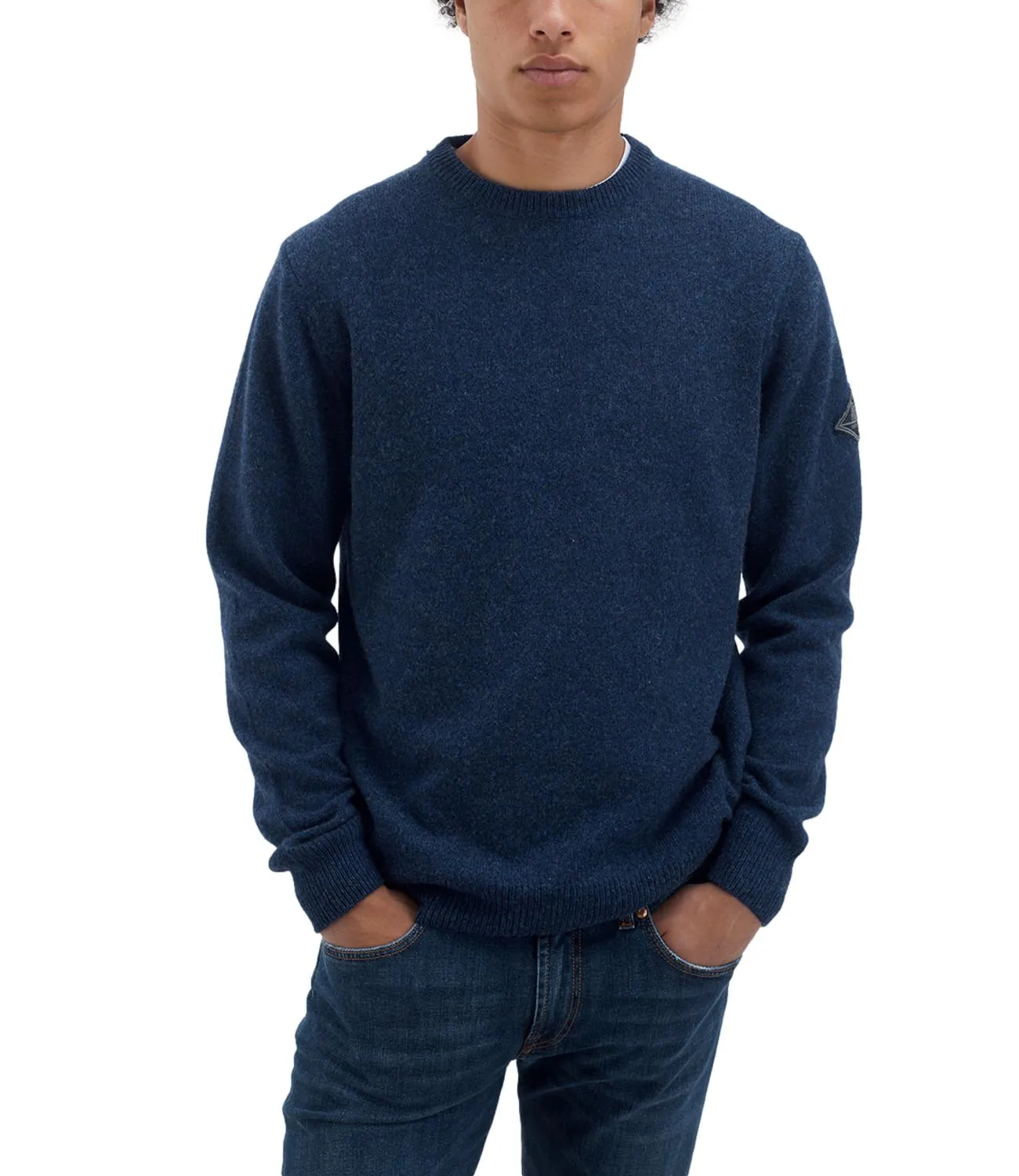 Brand ROY ROGER'S Pullover blu navy uomo persian denim