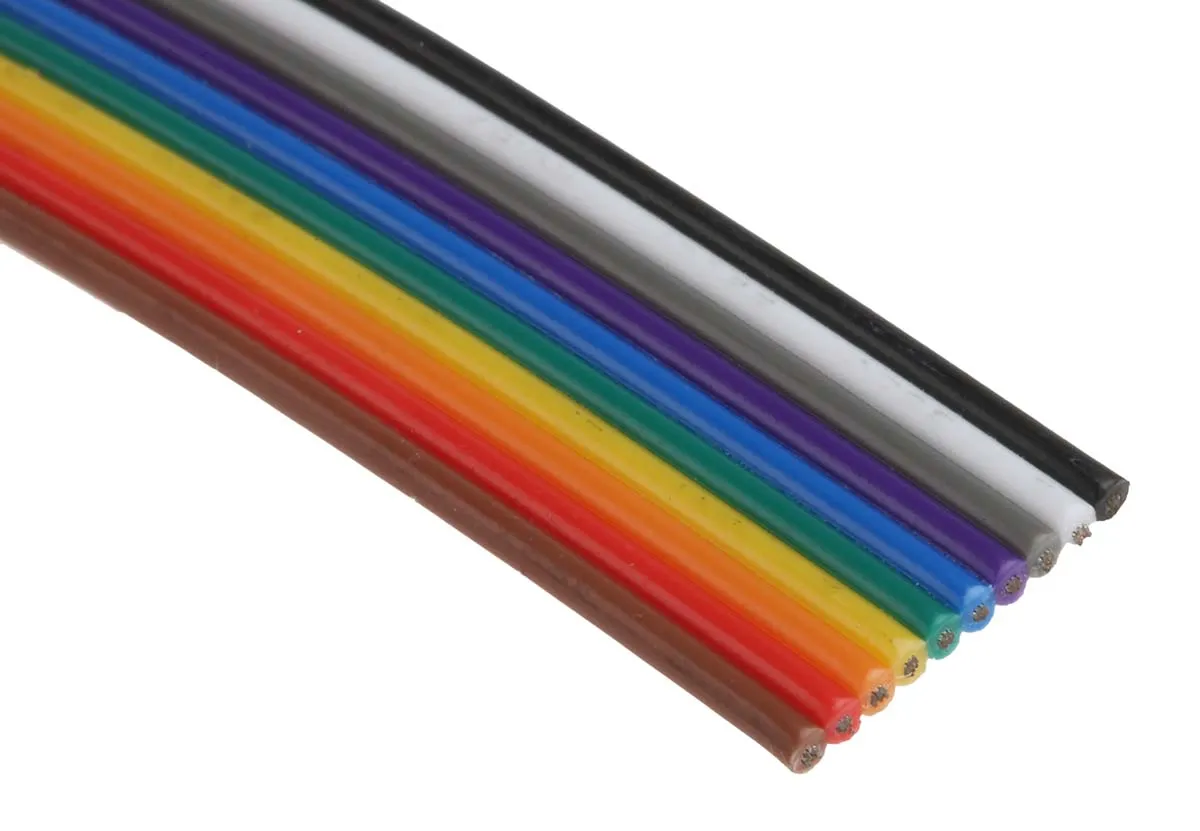 Cavo ribbon 10 vie RS PRO, passo 1.27mm, 26 AWG