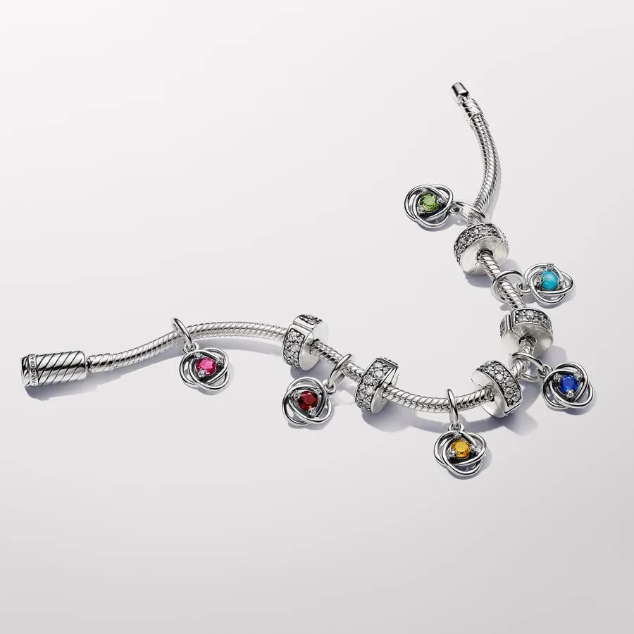 Charm Pandora Pendente Cerchio Eterno Verde Agosto 793125C08