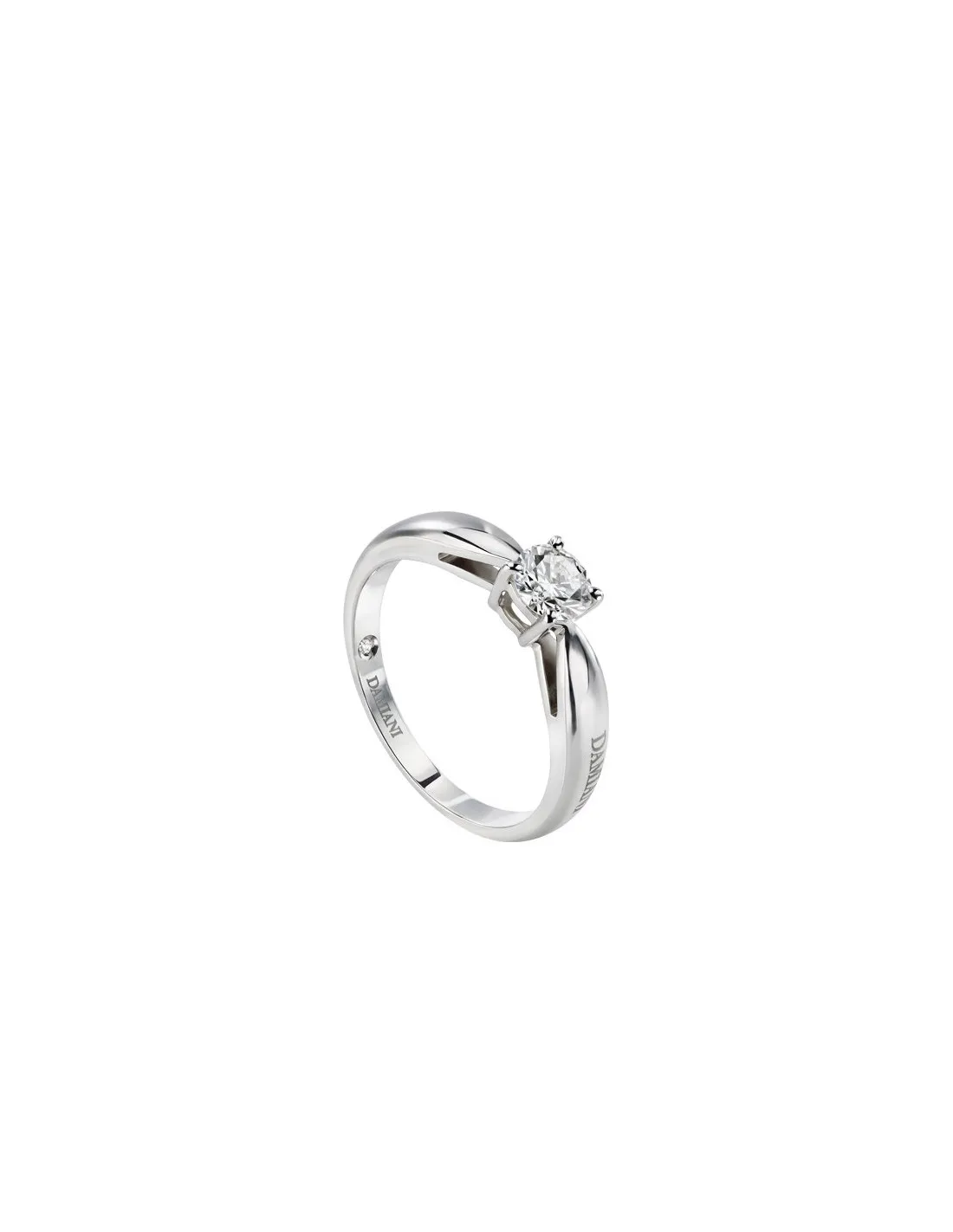 DAMIANI CUPIDO ANELLO IN ORO BIANCO CON DIAMANTE 0.40 ct