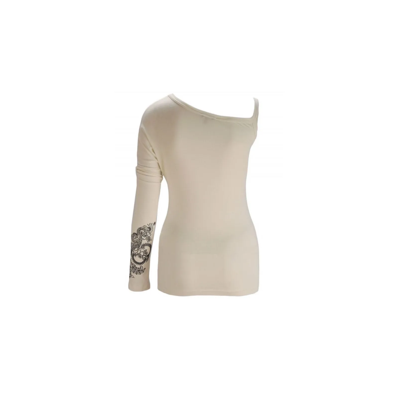 DENNY ROSE T-shirt con strass BIANCO 51DR62010