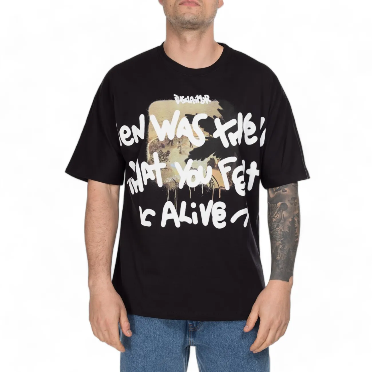 Disclaimer t-shirt nera when was