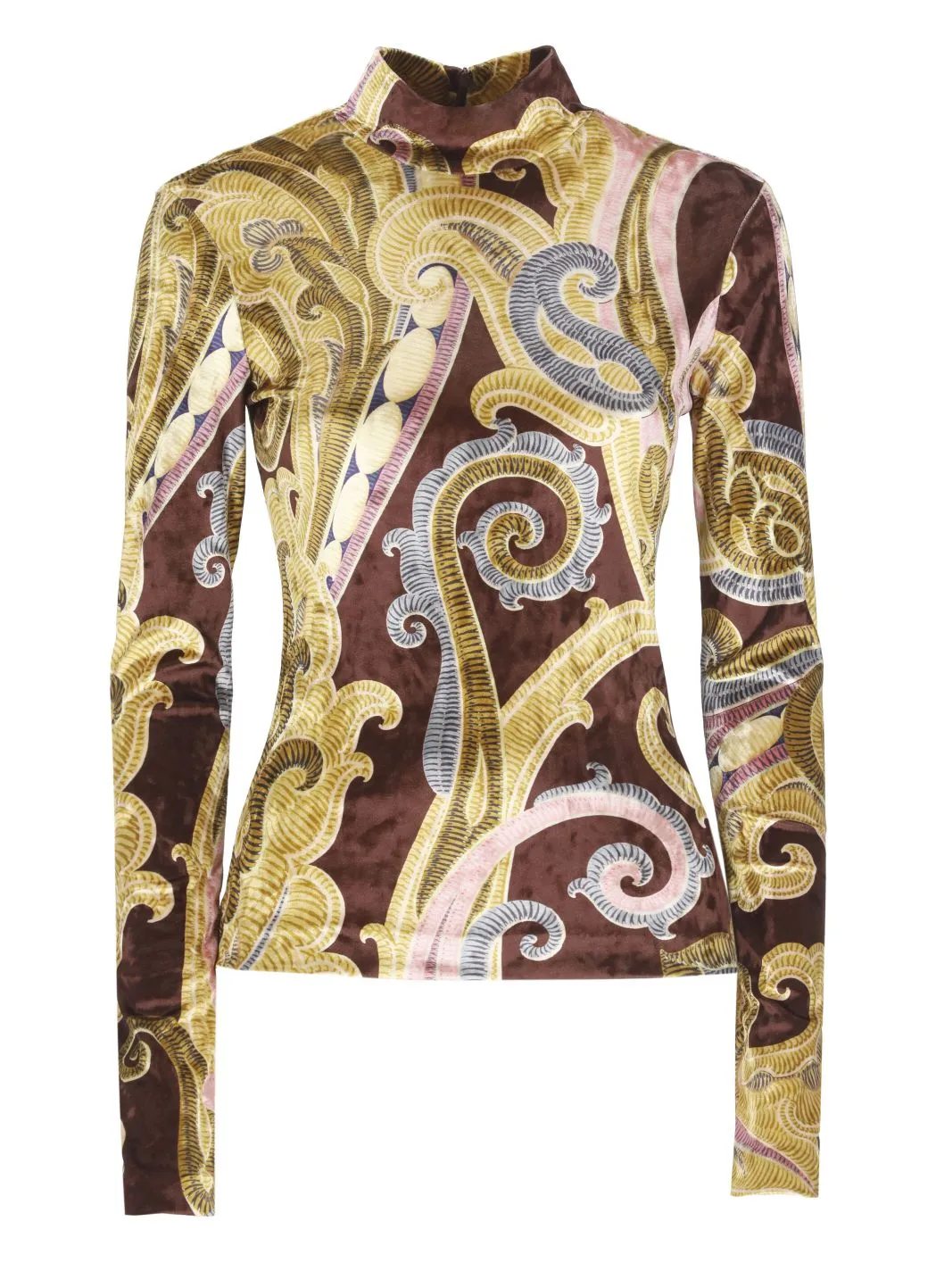  Etro Maglia in ciniglia con stampa 