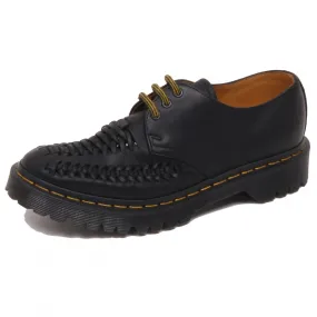 F1554 (NO BOX) scarpe donna black DR. MARTENS forata perforated shoe woman