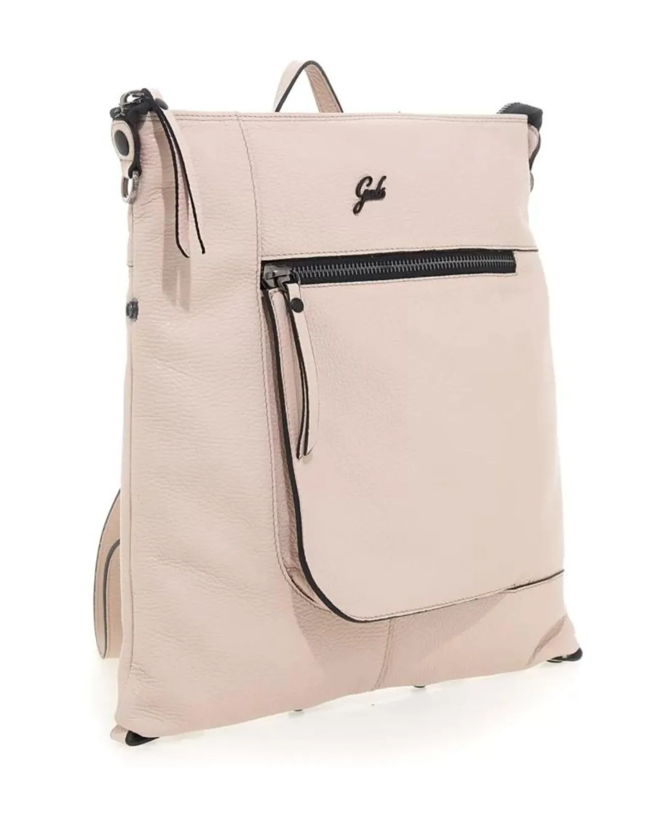 Gabs - Zaino donna in pelle martellata Arline Tg L Mauritius Black | Studioarch.com