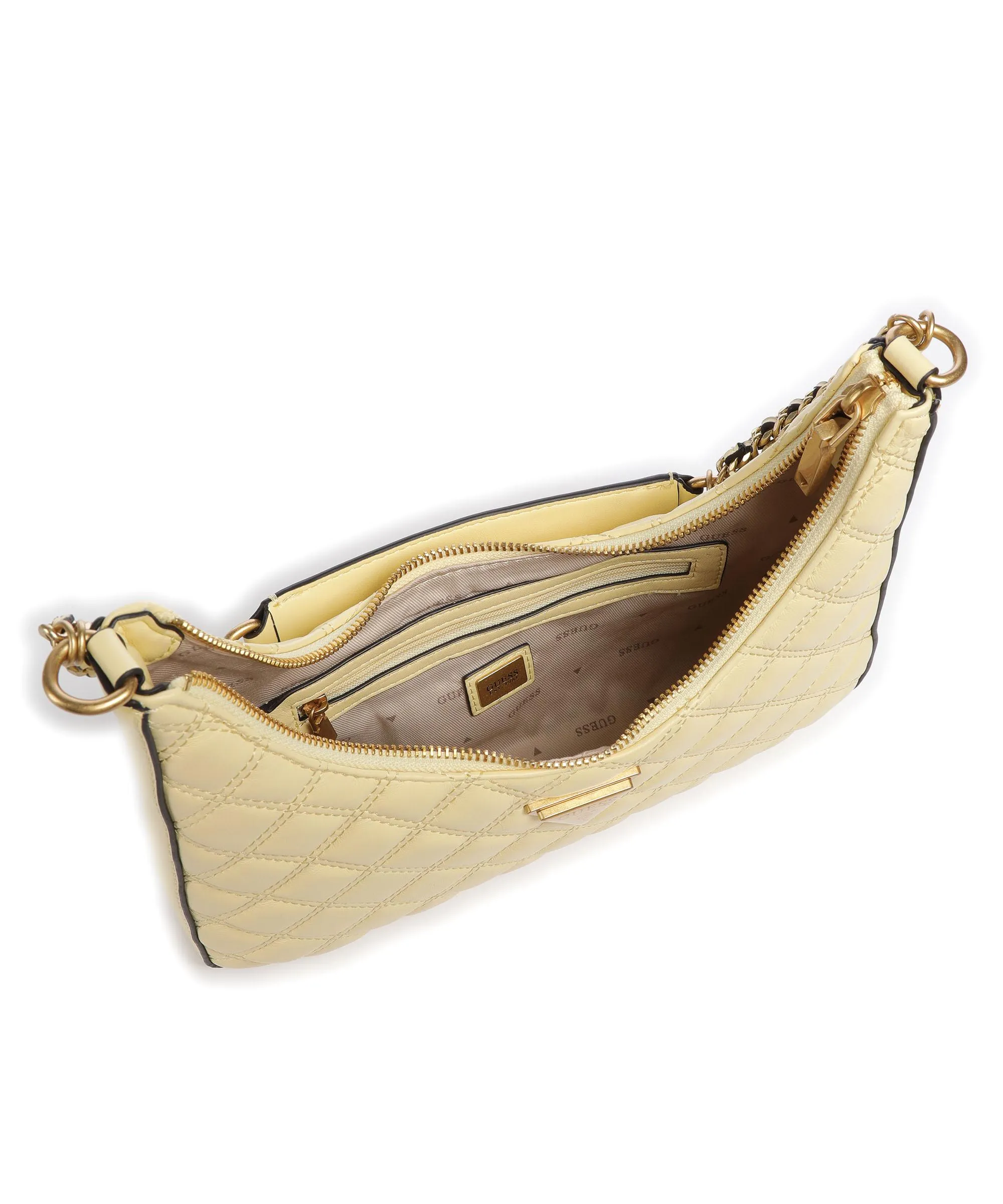  Guess Giully Borsa hobo pelle sintetica giallo  