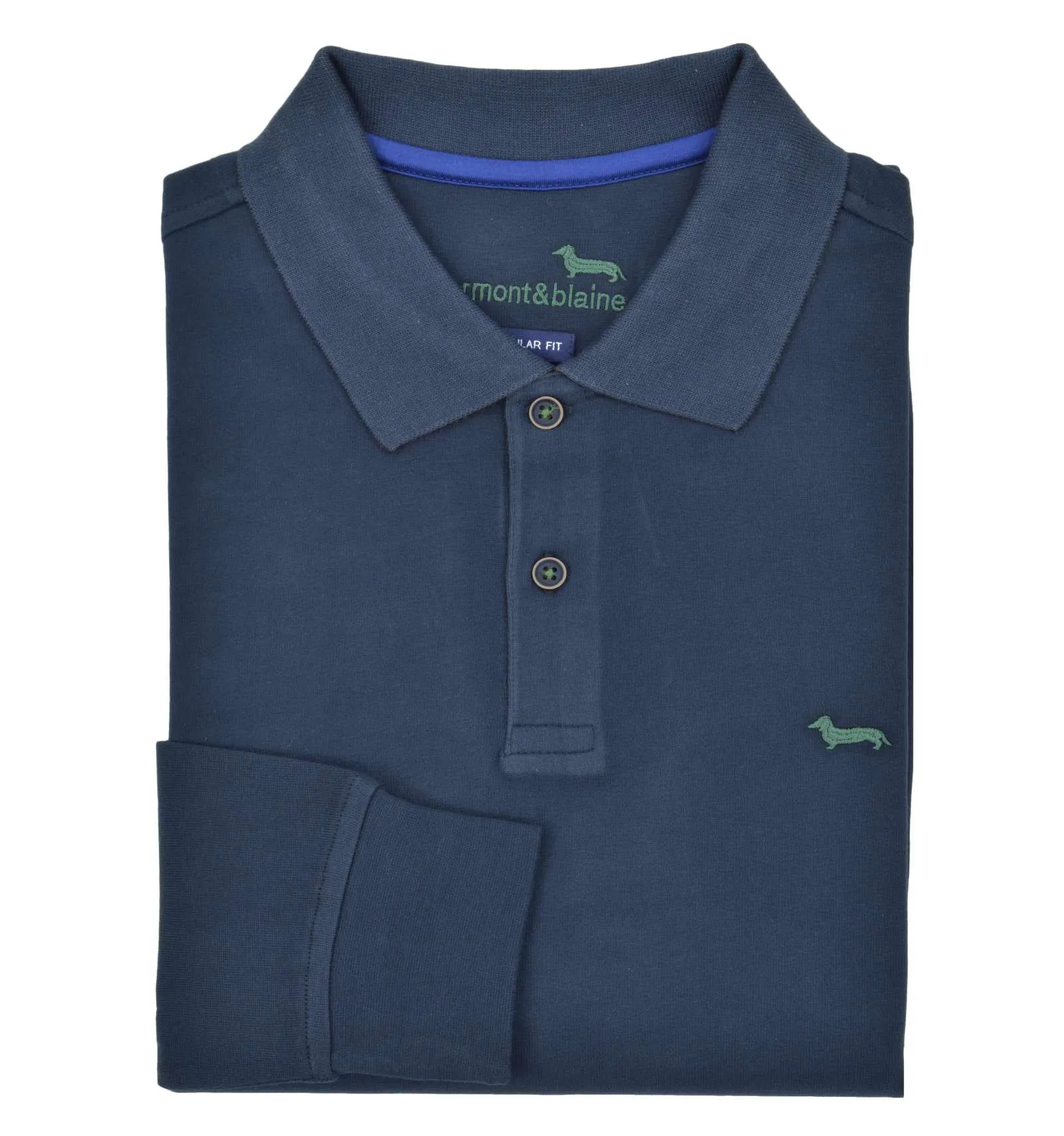 HARMONT & BLAINE uomo maglia polo blu navy REGULAR LRK358 021109 801
