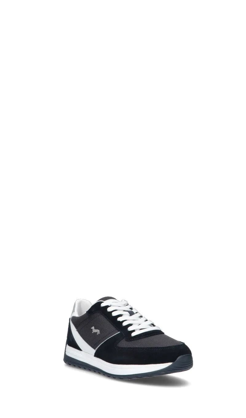 HARMONT&BLAINE Sneaker uomo nera/bianca in suede