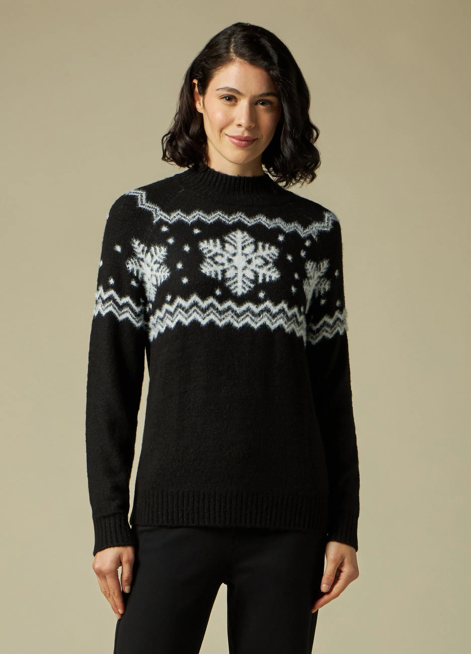IWIE  Pullover con lavorazione jacquard donna