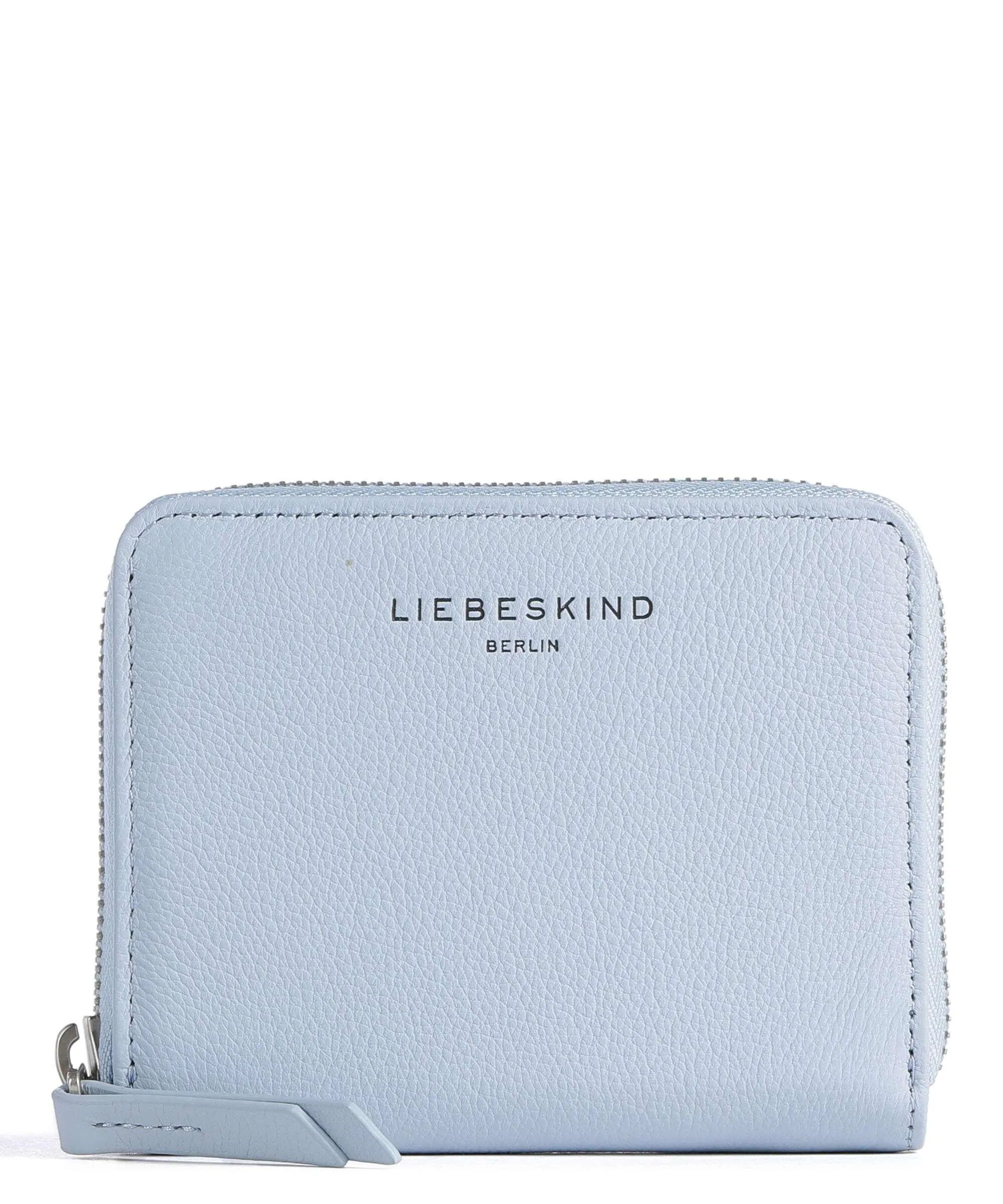  Liebeskind Harris Conny Portafoglio pelle a grana fine blu chiaro  