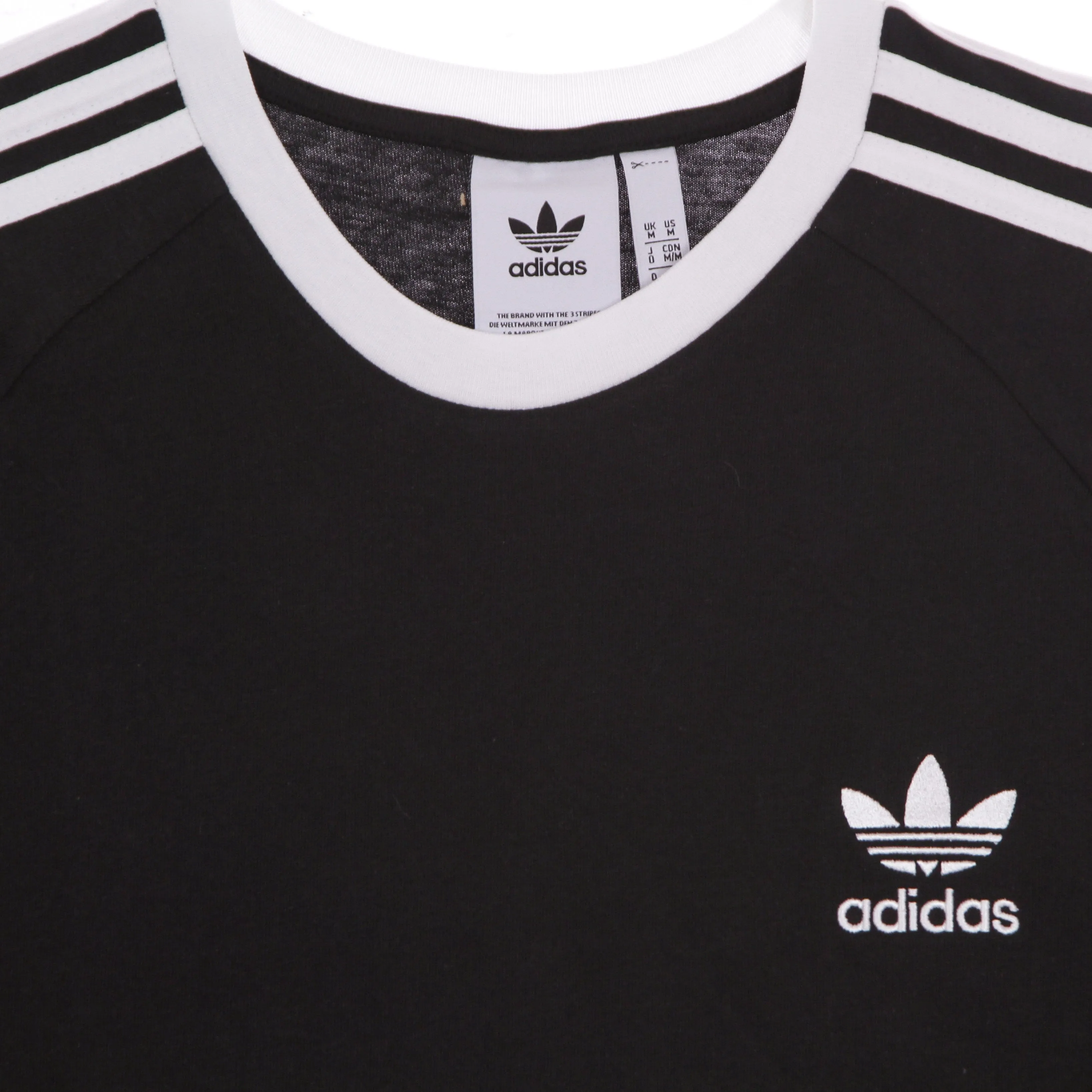 Maglietta Uomo 3 Stripes Tee Black