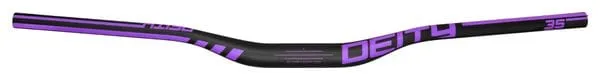Manubrio Deity Speedway 35 Carbonio 810mm Nero Viola
