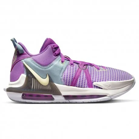 Nike Lebron Witness 7 Fucsia Lilla Bianco - Scarpe Basket Uomo