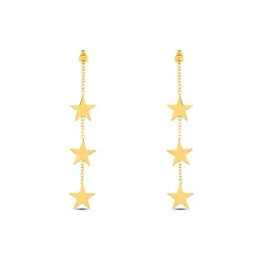 Orecchini Pendenti Stella Beverly Oro Giallo 375/1000 1412885