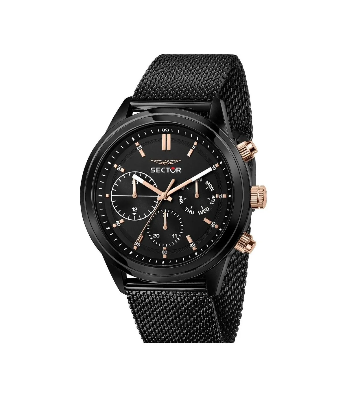 Orologio Uomo Sector 670 Nero Oro Rosa R3253540002
