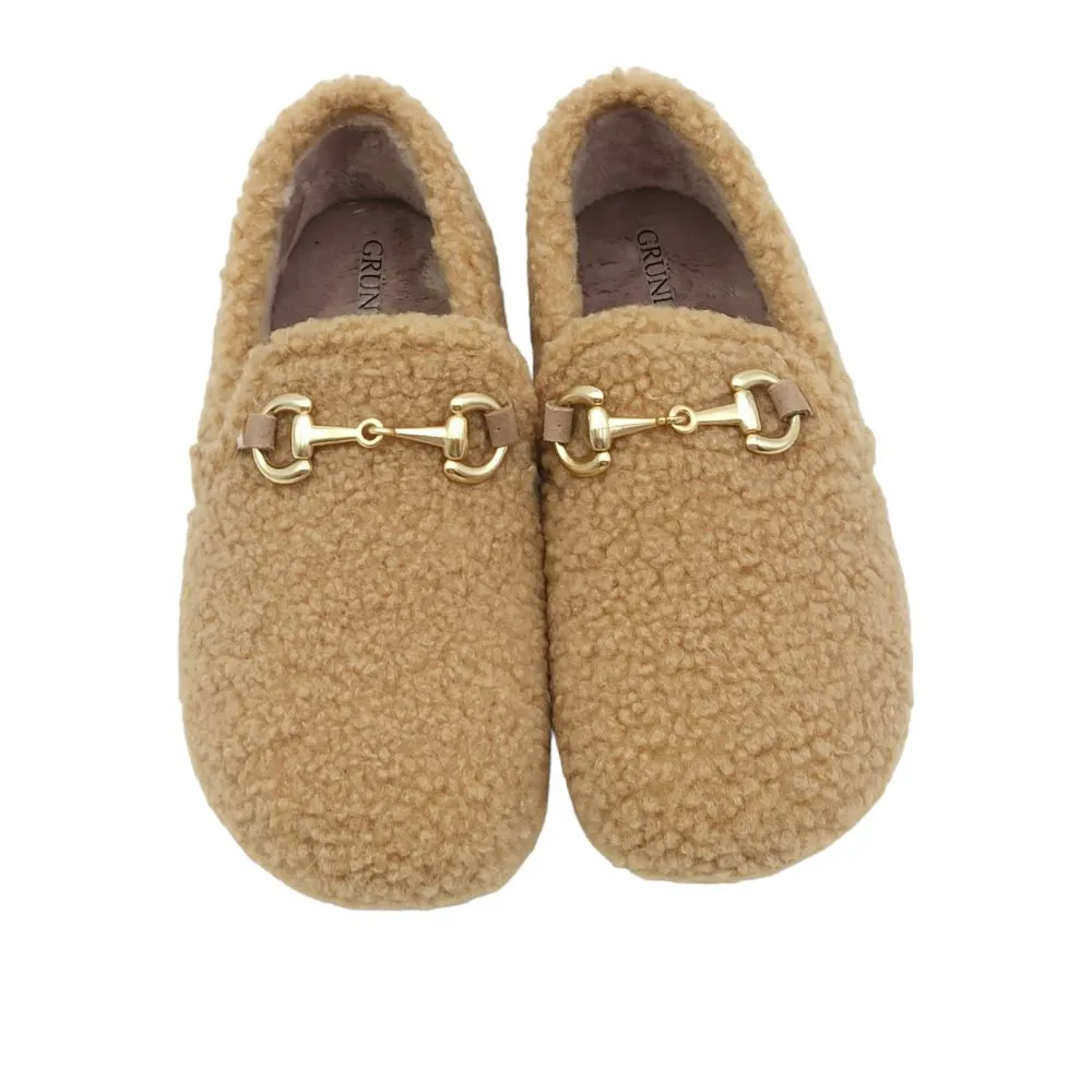 pantofola donna grunland PA1170 L9GLES beige