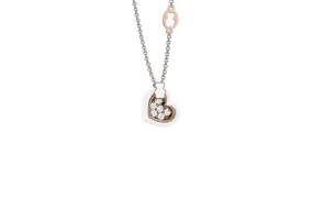 Pendente cuore bianco