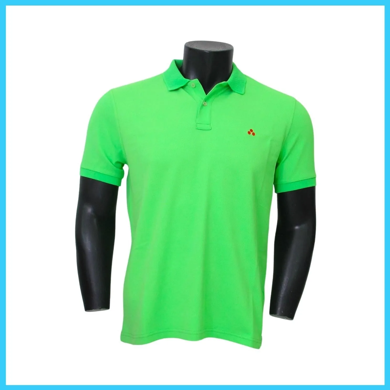 PEUTEREY polo uomo PLANTAGO PEU426199011993 681 VERDE FLUO estate 2023