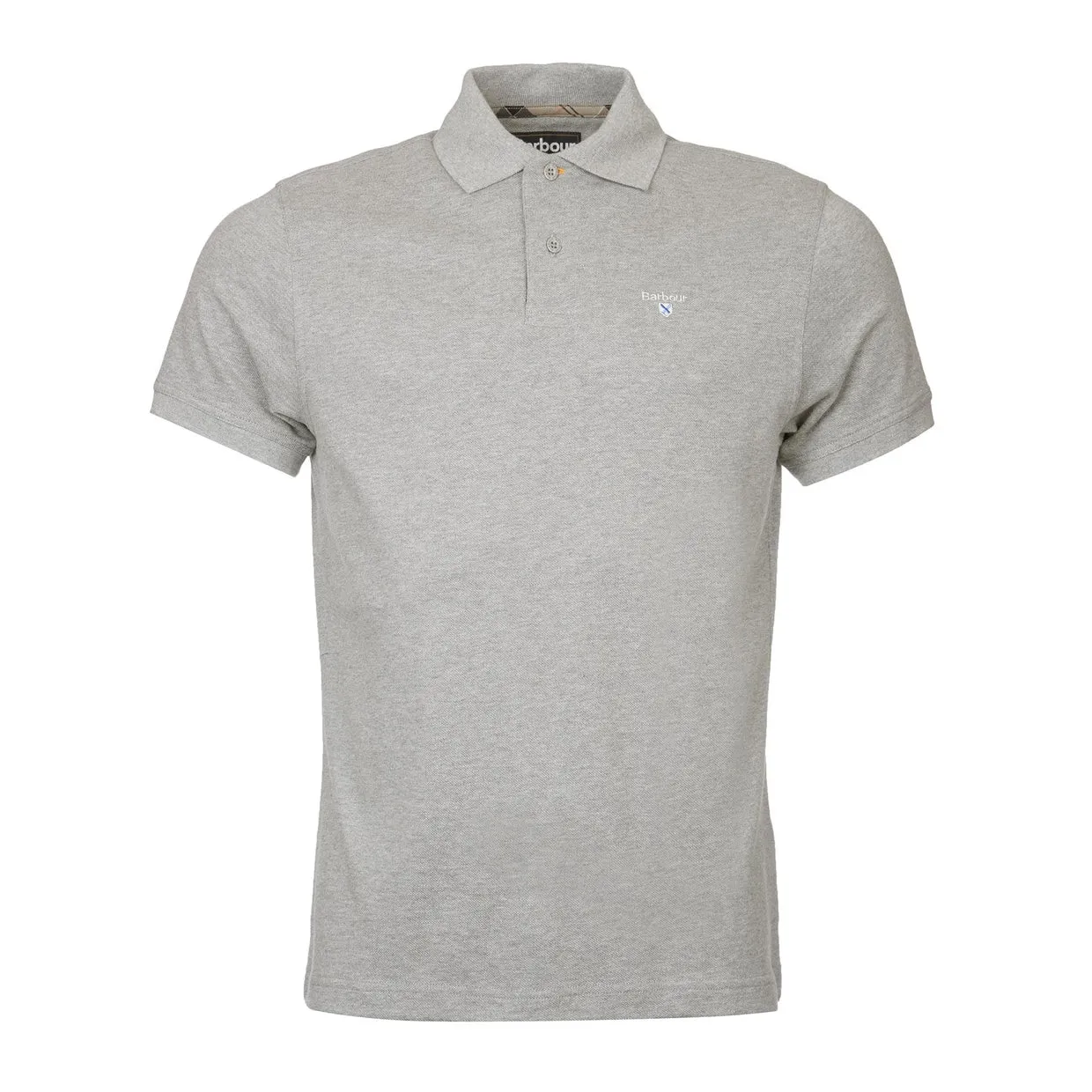 Polo Barbour Tartan Pique Grigio