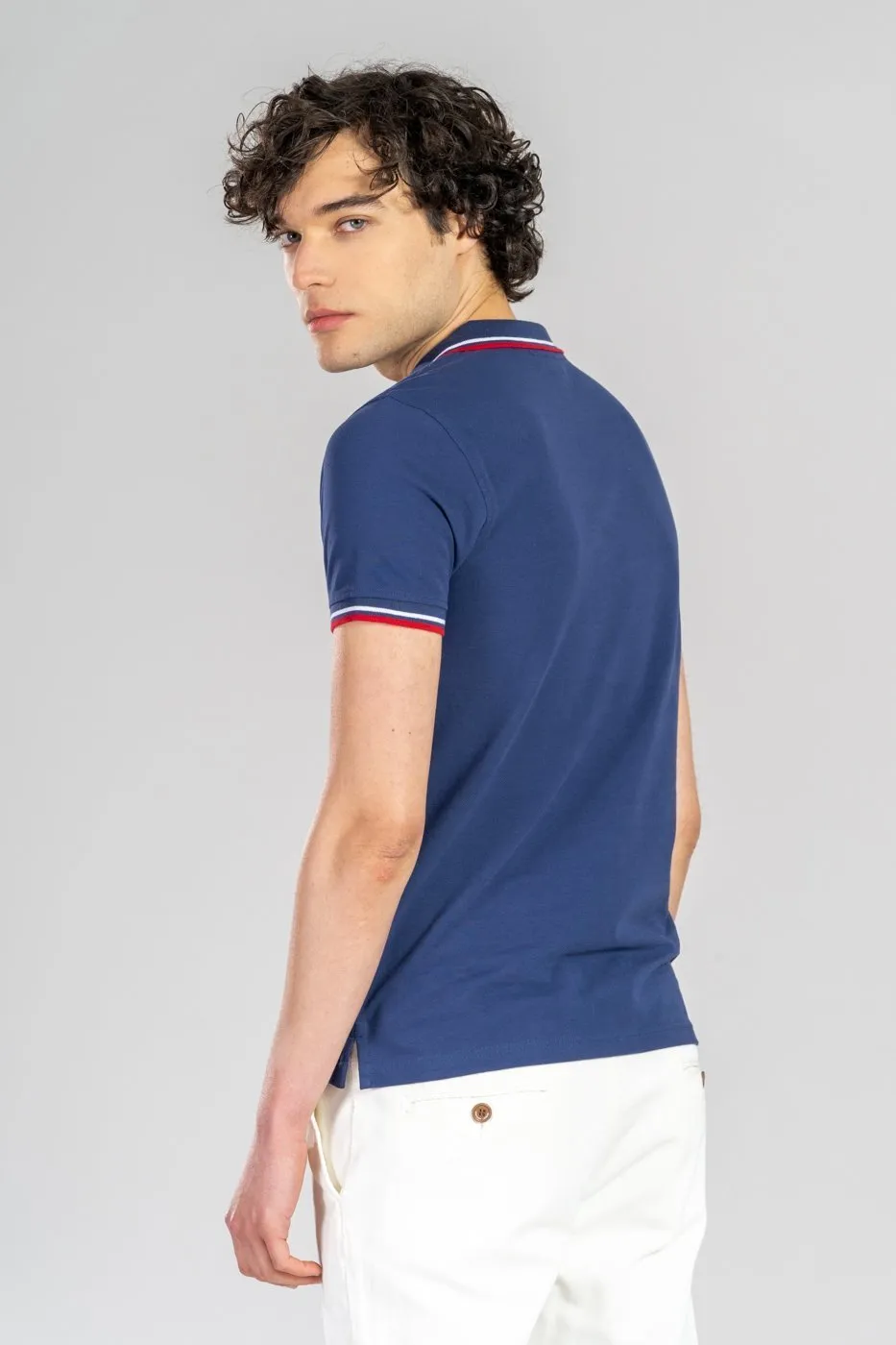 Polo classic a righe in piquet - Gerard