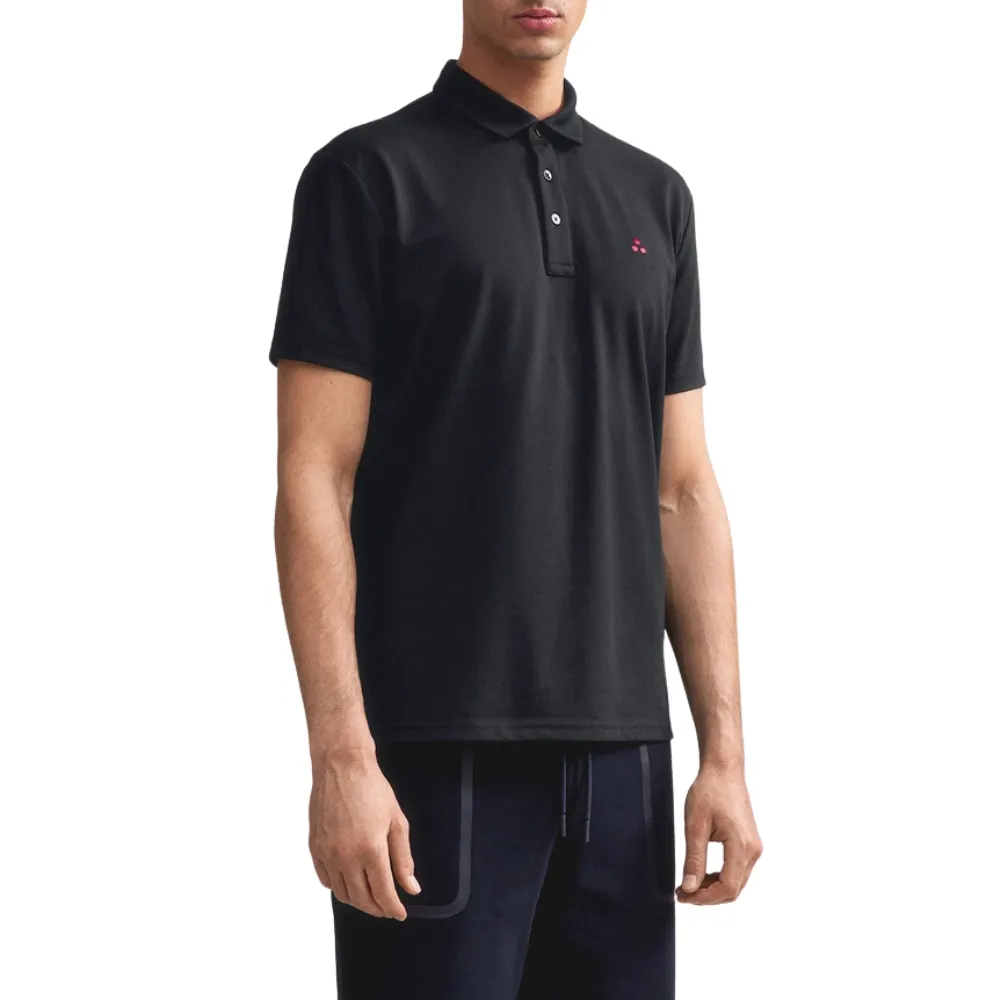 Polo Peuterey in piquet stretch