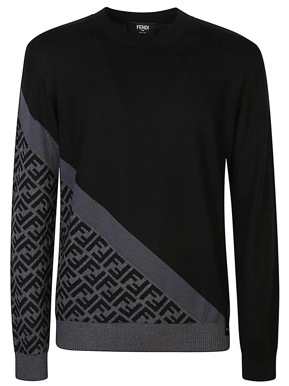 Pullover-Maglia in lana nera