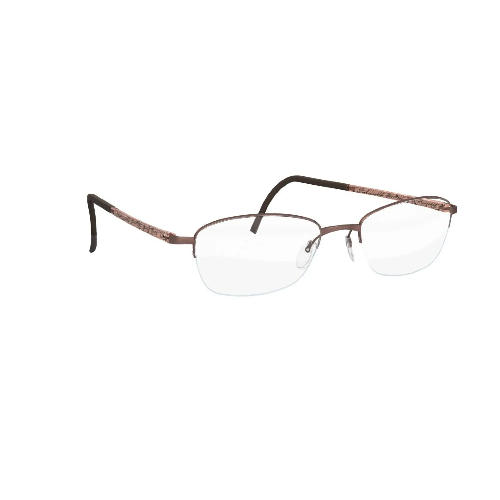   Silhouette 4453 Illusion Nylor 6057 Marrone - Marrone Albicocca | Occhiale Da Vista Donna 