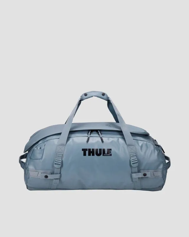 Szaro-niebieska torba podróżna 2w1 Thule Chasm Duffel Bag 70L 3204996-pondgrey