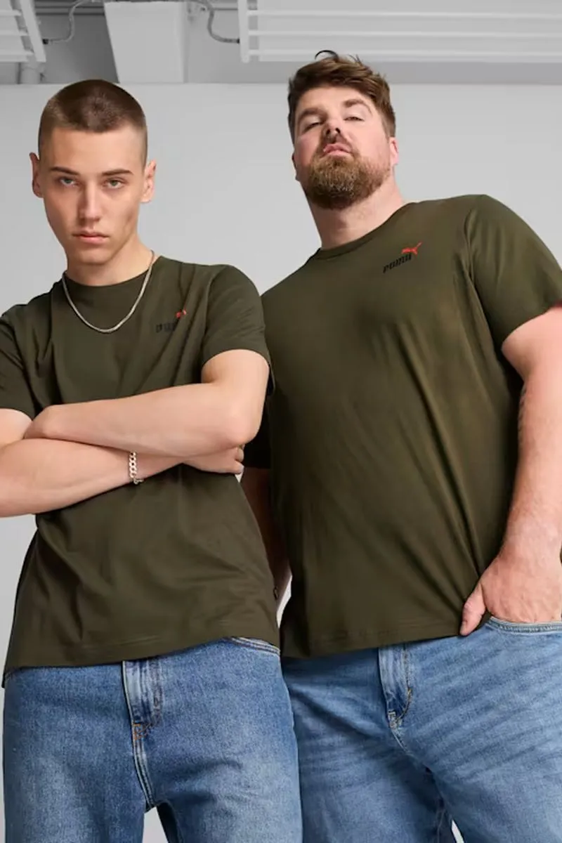 T-shirt Essentials+ Two-Colour Small Logo da uomo Verde