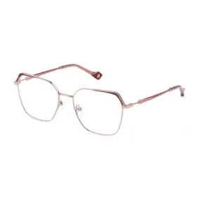   Yalea VYA098 - 0E59 Oro Rosso Lucido Con Parti Colorate | Occhiale Da Vista Donna 